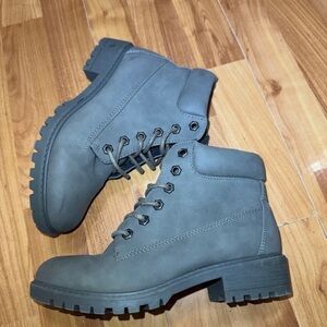 Stylish Gray Ankle Boots